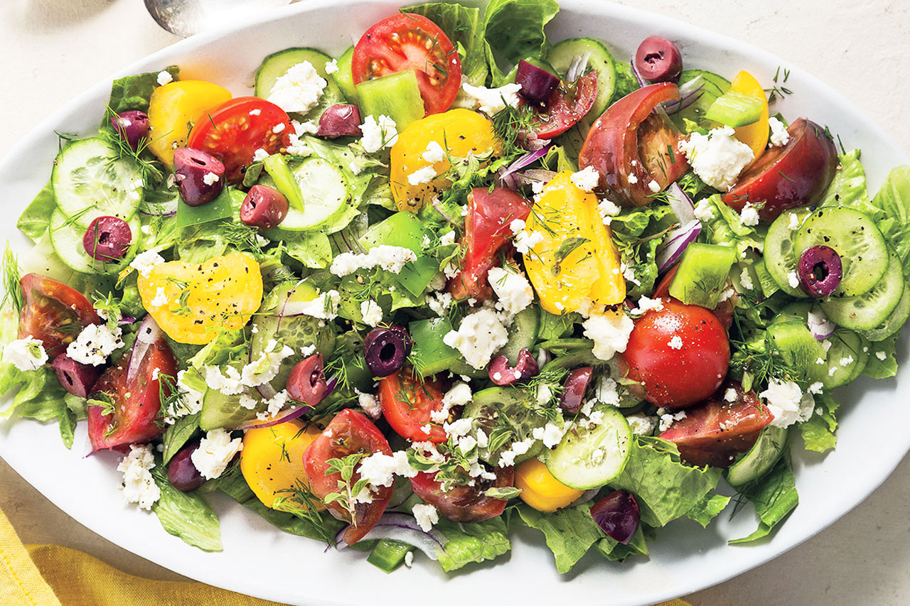 Basil Parmesan Salad